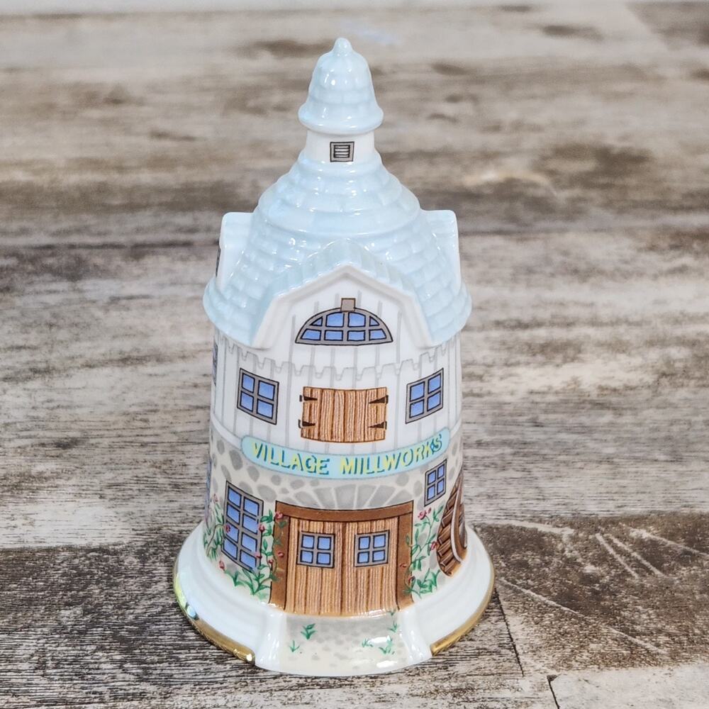 Vintage 1993 Lenox Fine Porcelain Bell Country Village Millworks Porcelain New